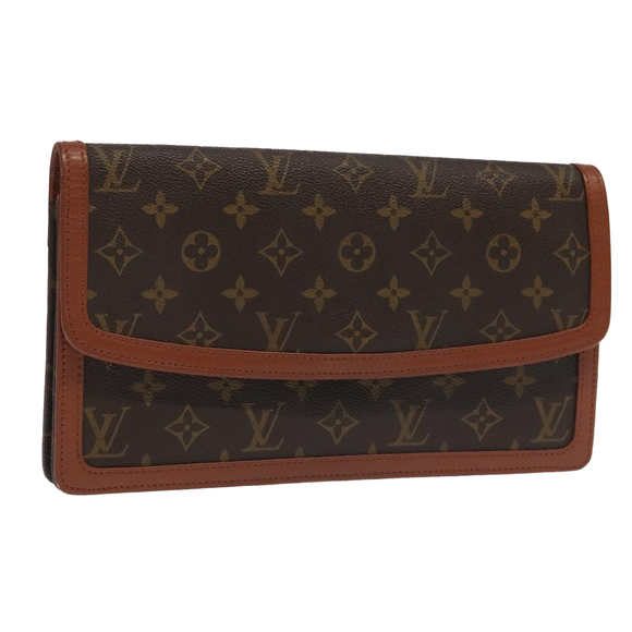 LOUIS VUITTON Monogram Pochette Dam GM Clutch Bag M51810 LV Auth fm4119 - Picture 1 of 16